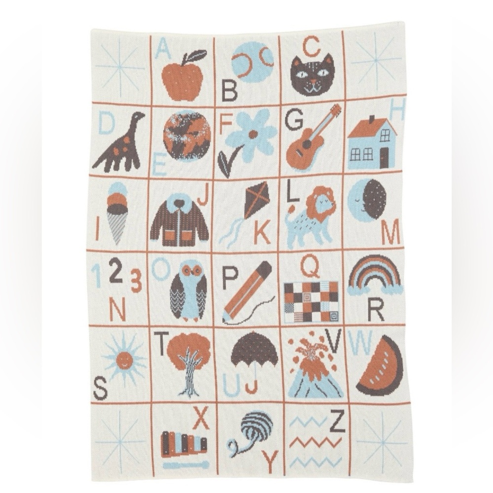 Biquette ABC Baby / Kid Blanket NEW